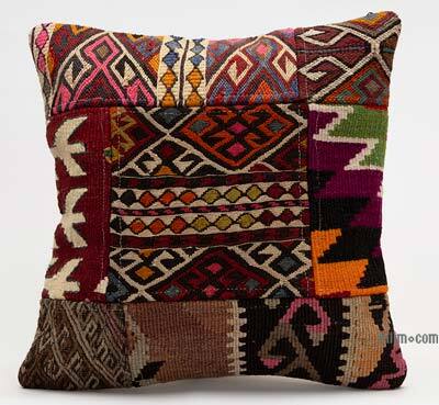 Kilim Yastık Kılıfı - 40 cm x 40 cm