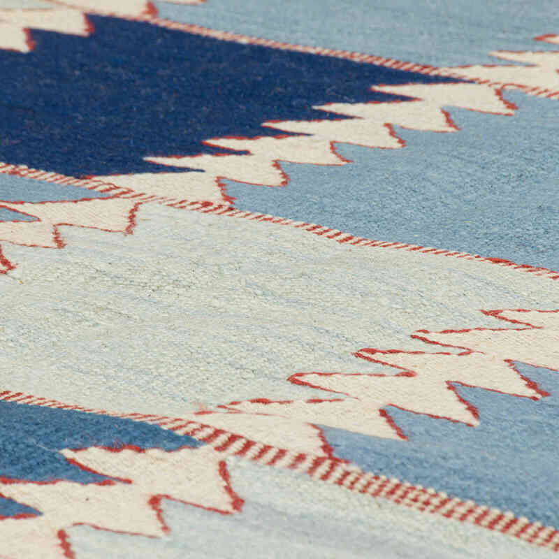 New Handwoven Turkish Kilim Rug - 9' 2" x 11' 11" (110" x 143") - K0078318
