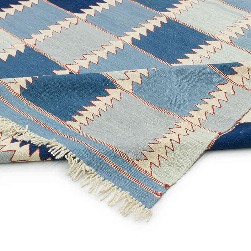New Handwoven Turkish Kilim Rug - 9' 2" x 11' 11" (110" x 143") - K0078318