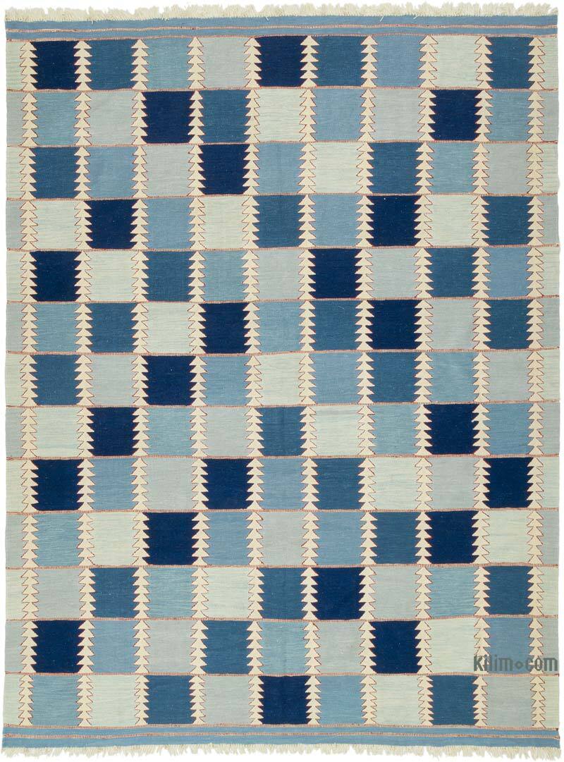 New Handwoven Turkish Kilim Rug - 9' 2" x 11' 11" (110" x 143") - K0078318