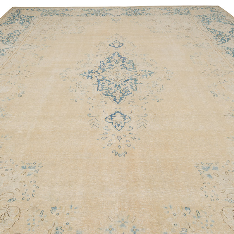 Vintage Hand-Knotted Oriental Rug - 9' 8" x 16' 3" (116" x 195") - K0078332