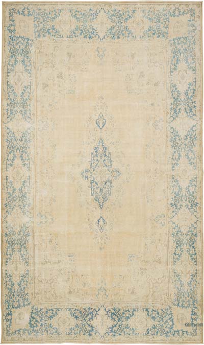Vintage Hand-Knotted Oriental Rug - 9' 8" x 16' 3" (116" x 195")
