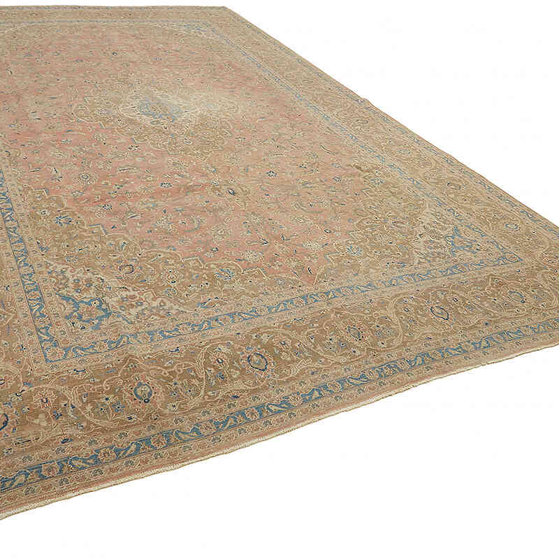 Vintage Hand-Knotted Oriental Rug - 10'  x 16' 1" (120" x 193") - K0078334