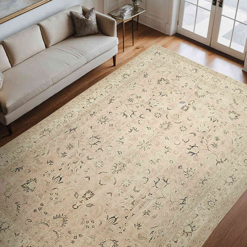 Vintage Hand-Knotted Oriental Rug - 8' 2" x 11' 10" (98" x 142") - K0078353