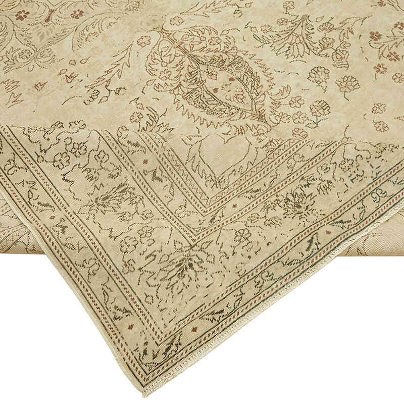 Vintage Hand-Knotted Oriental Rug - 7' 7" x 12' 1" (91" x 145") - K0078354