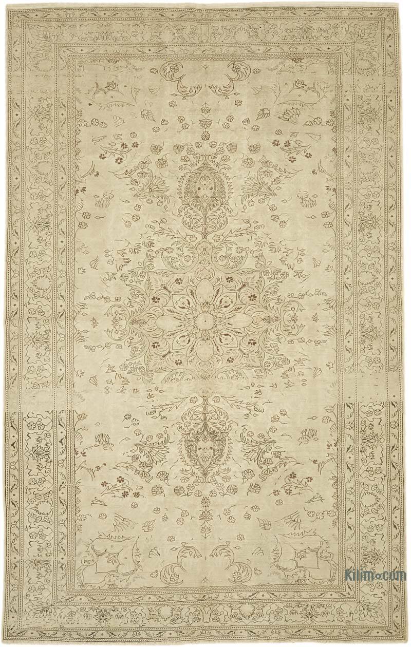 Vintage Hand-Knotted Oriental Rug - 7' 7" x 12' 1" (91" x 145") - K0078354
