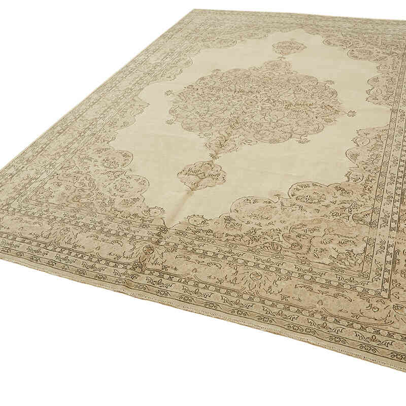 Vintage Hand-Knotted Oriental Rug - 8' 7" x 11' 10" (103" x 142") - K0078355