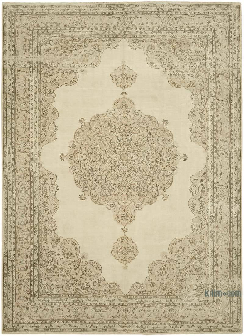 Vintage Hand-Knotted Oriental Rug - 8' 7" x 11' 10" (103" x 142") - K0078355