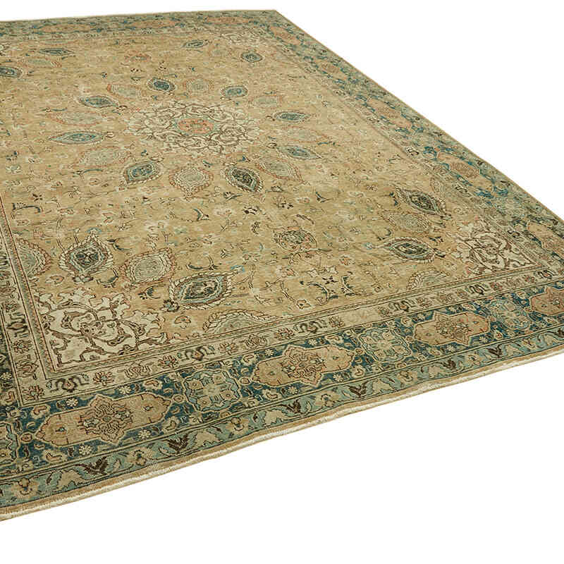 El Dokuma Vintage Halı - 303 cm x 390 cm - K0078357
