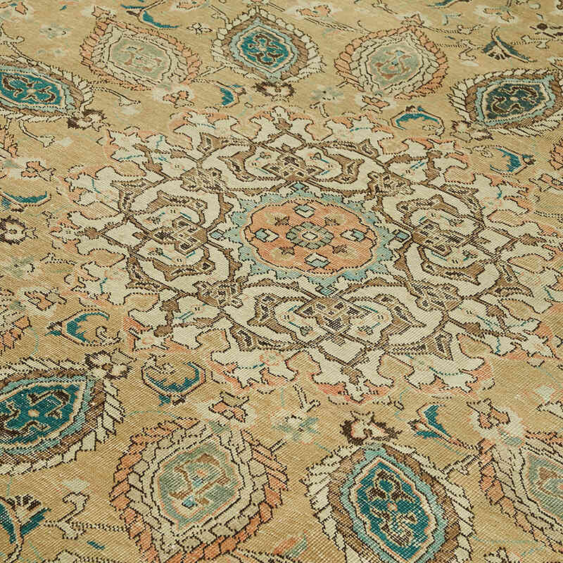 El Dokuma Vintage Halı - 303 cm x 390 cm - K0078357