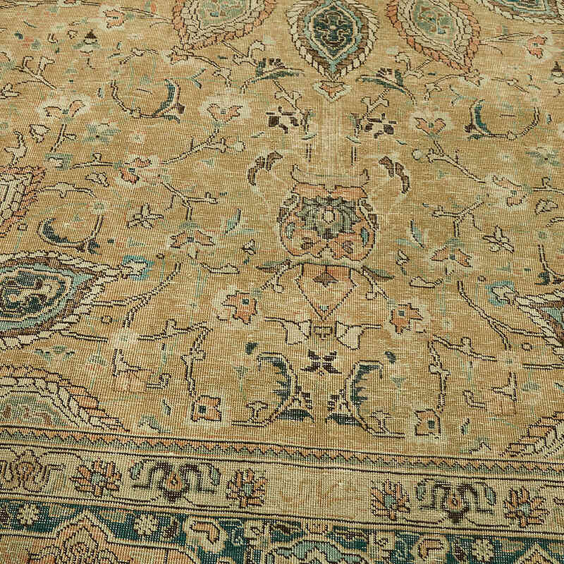 El Dokuma Vintage Halı - 303 cm x 390 cm - K0078357