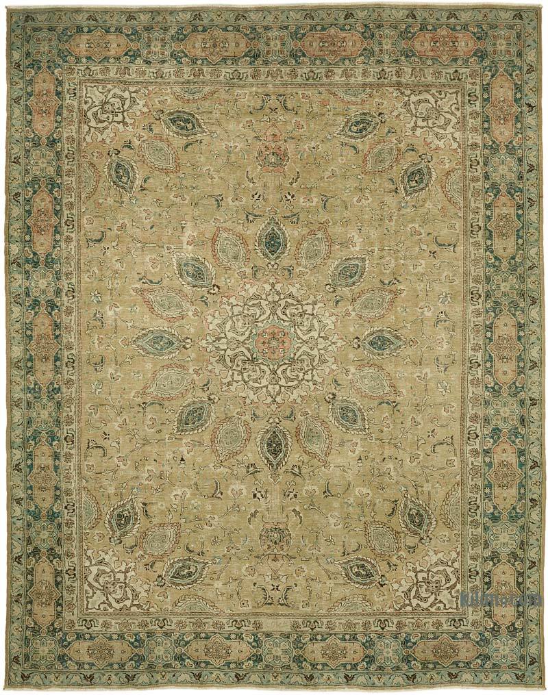 El Dokuma Vintage Halı - 303 cm x 390 cm - K0078357