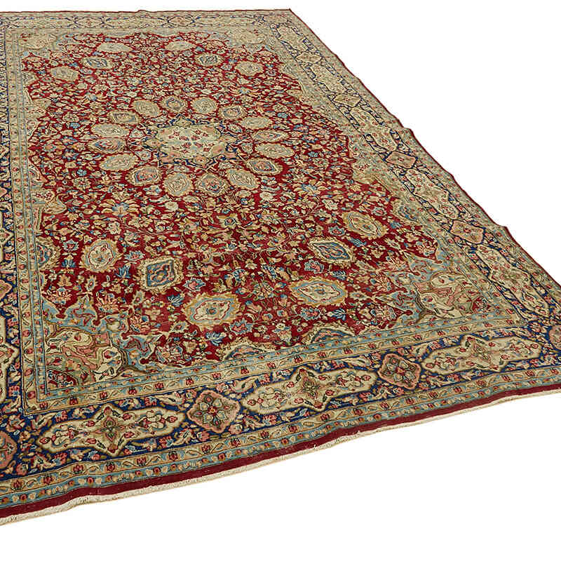 Vintage Hand-Knotted Oriental Rug - 6' 10" x 10' 2" (82" x 122") - K0078370