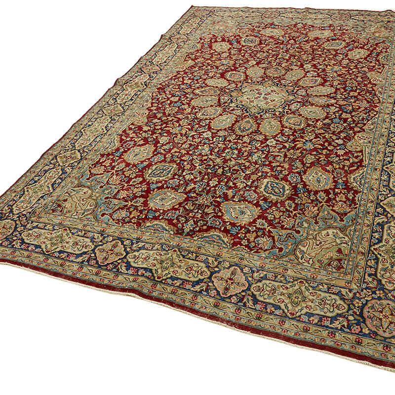 Vintage Hand-Knotted Oriental Rug - 6' 10" x 10' 2" (82" x 122") - K0078370