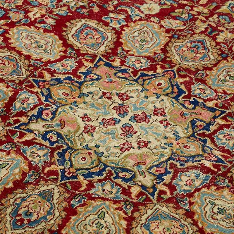 Vintage Hand-Knotted Oriental Rug - 6' 10" x 10' 2" (82" x 122") - K0078370