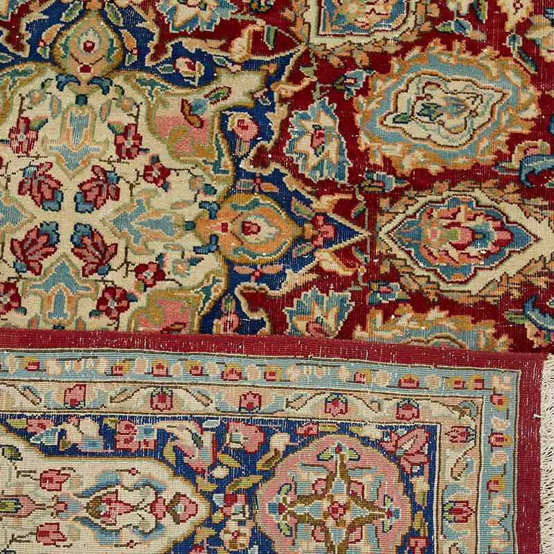 Vintage Hand-Knotted Oriental Rug - 6' 10" x 10' 2" (82" x 122") - K0078370