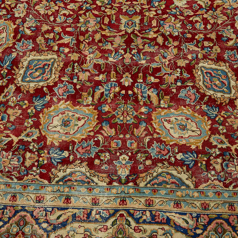 Vintage Hand-Knotted Oriental Rug - 6' 10" x 10' 2" (82" x 122") - K0078370