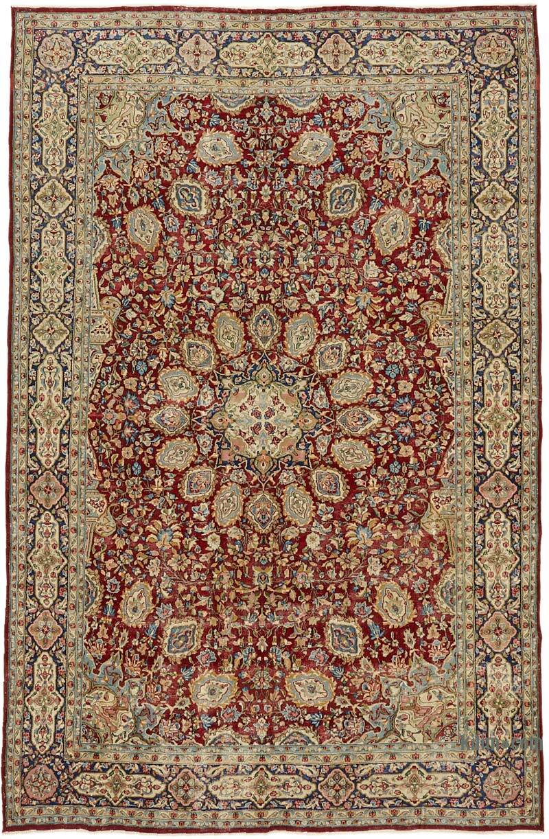 Vintage Hand-Knotted Oriental Rug - 6' 10" x 10' 2" (82" x 122") - K0078370