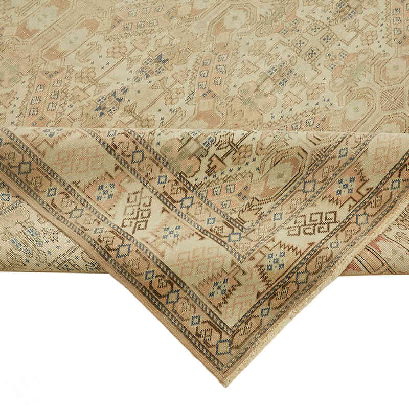 Vintage Hand-Knotted Oriental Rug - 10' 6" x 14' 4" (126" x 172") - K0078371