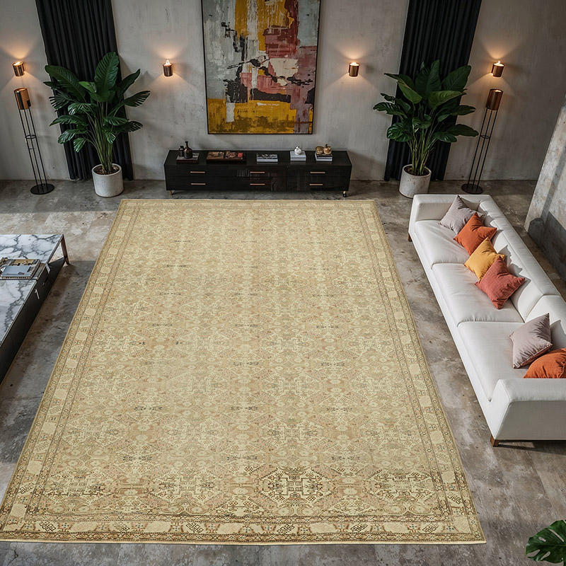 Vintage Hand-Knotted Oriental Rug - 10' 6" x 14' 4" (126" x 172") - K0078371