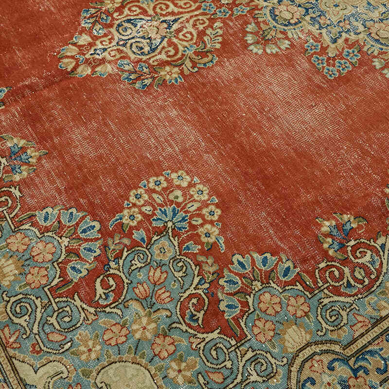 Vintage Hand-Knotted Oriental Rug - 8' 9" x 11' 10" (105" x 142") - K0078379
