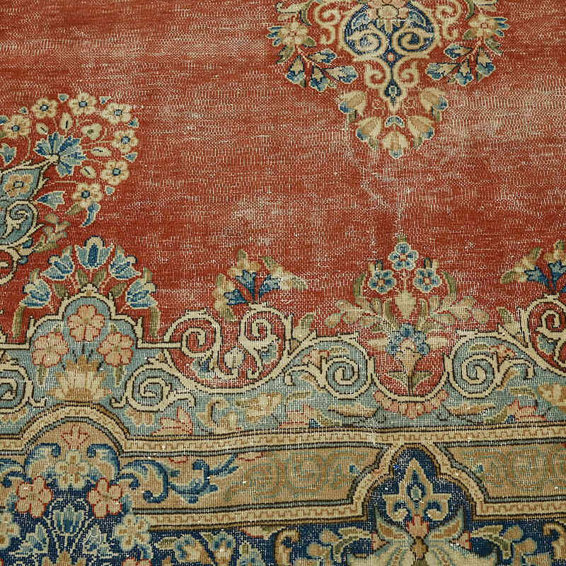 Vintage Hand-Knotted Oriental Rug - 8' 9" x 11' 10" (105" x 142") - K0078379