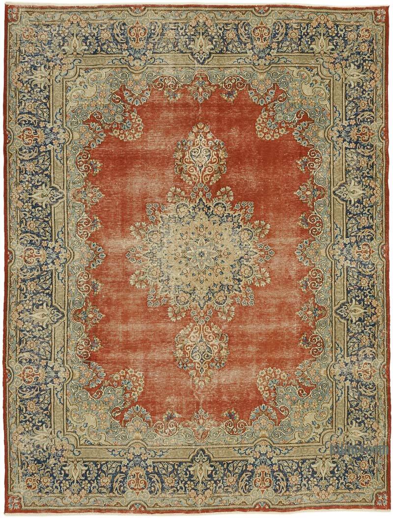 Vintage Hand-Knotted Oriental Rug - 8' 9" x 11' 10" (105" x 142") - K0078379