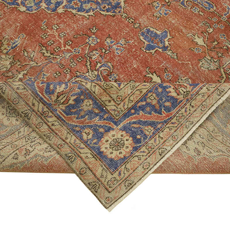 Vintage Hand-Knotted Oriental Rug - 8' 2" x 11' 10" (98" x 142") - K0078385