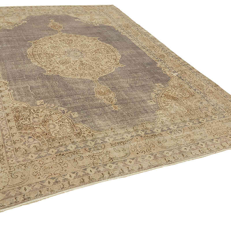 Vintage Hand-Knotted Oriental Rug - 8' 1" x 11' 1" (97" x 133") - K0078386