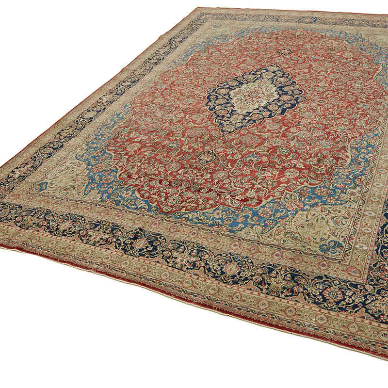 Vintage Hand-Knotted Oriental Rug - 9' 7" x 13' 10" (115" x 166") - K0078400