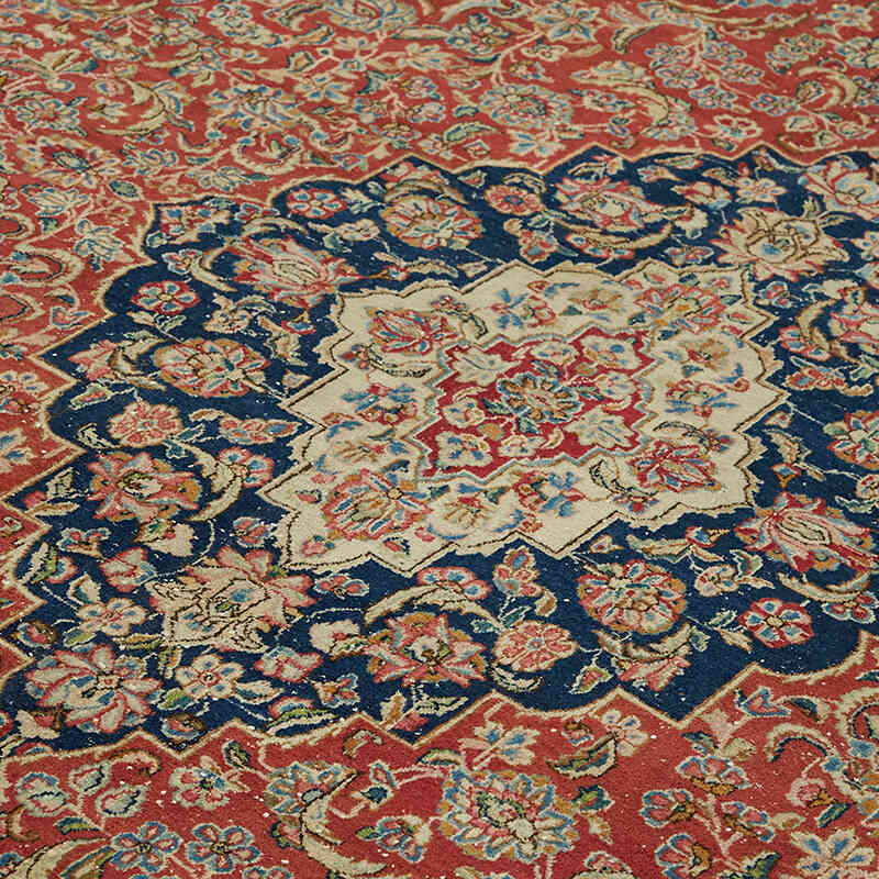 Vintage Hand-Knotted Oriental Rug - 9' 7" x 13' 10" (115" x 166") - K0078400