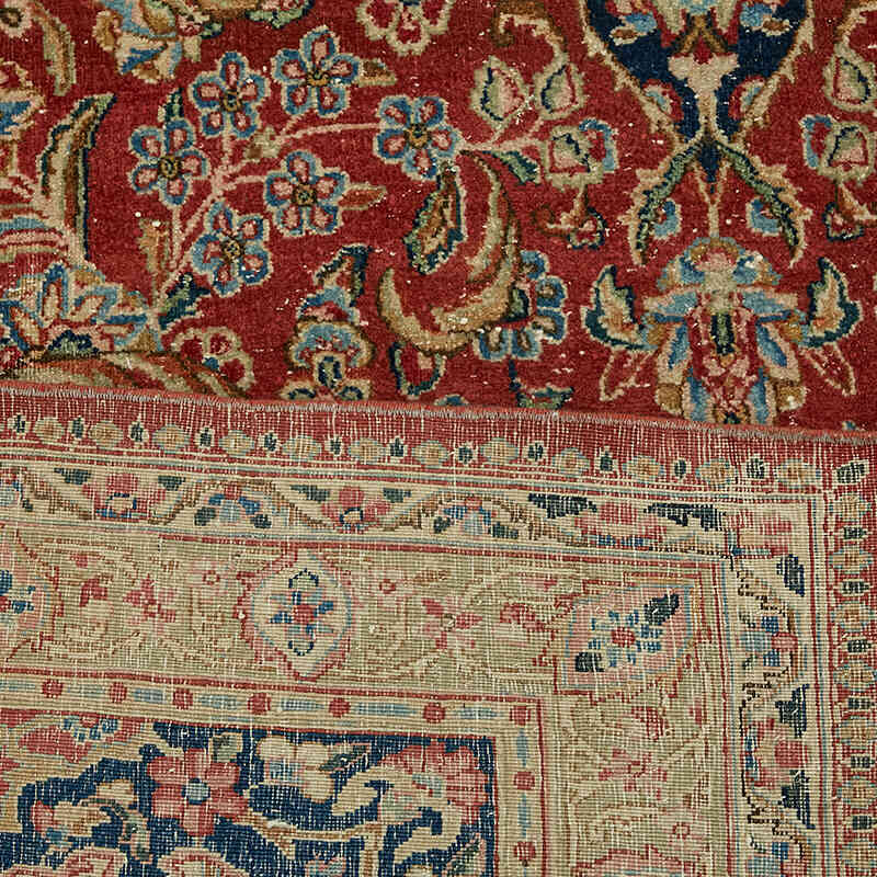 Vintage Hand-Knotted Oriental Rug - 9' 7" x 13' 10" (115" x 166") - K0078400