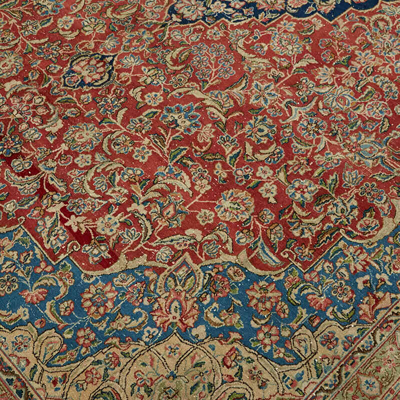 Vintage Hand-Knotted Oriental Rug - 9' 7" x 13' 10" (115" x 166") - K0078400