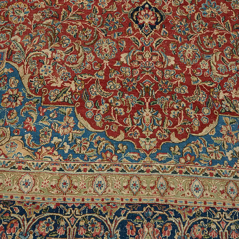 Vintage Hand-Knotted Oriental Rug - 9' 7" x 13' 10" (115" x 166") - K0078400
