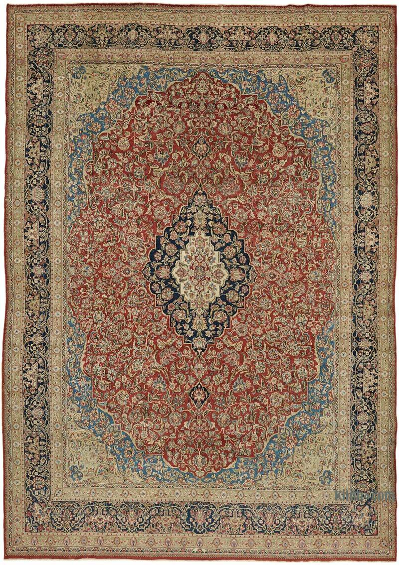 Vintage Hand-Knotted Oriental Rug - 9' 7" x 13' 10" (115" x 166") - K0078400