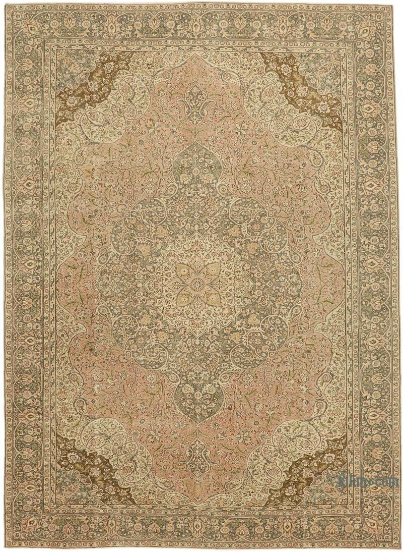 Vintage Hand-Knotted Oriental Rug - 8' 5" x 11' 6" (101" x 138") - K0078402