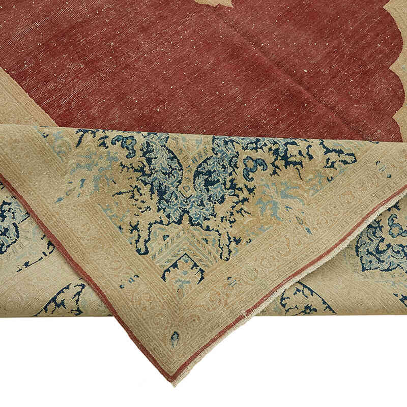 Vintage Hand-Knotted Oriental Rug - 8' 8" x 12' 2" (104" x 146") - K0078404