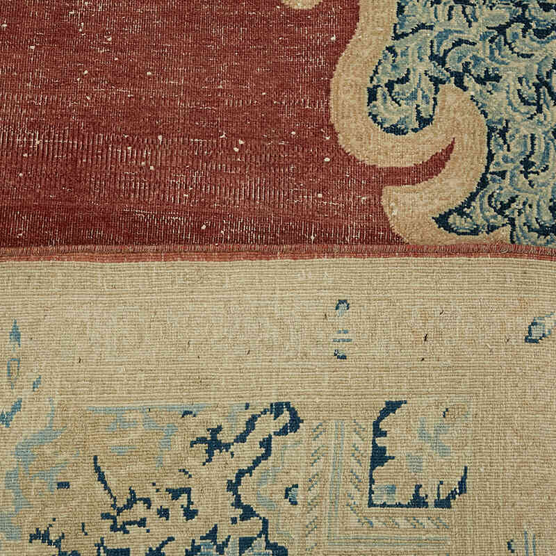 Vintage Hand-Knotted Oriental Rug - 8' 8" x 12' 2" (104" x 146") - K0078404
