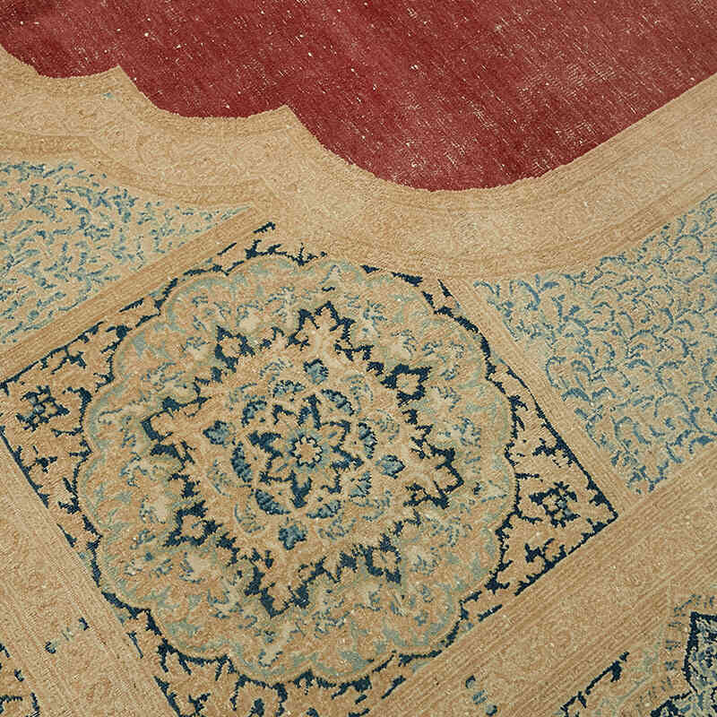 Vintage Hand-Knotted Oriental Rug - 8' 8" x 12' 2" (104" x 146") - K0078404