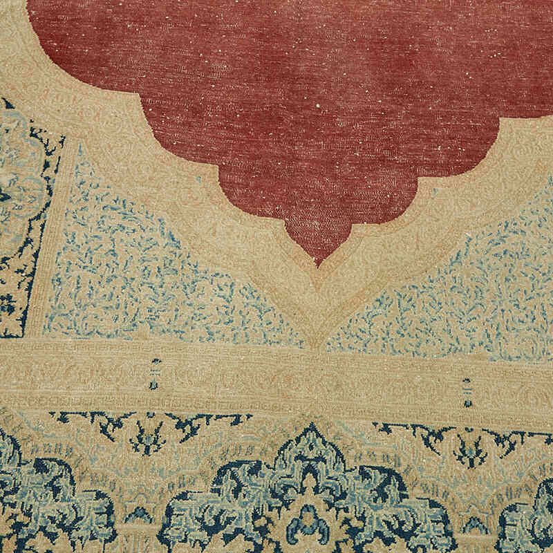 Vintage Hand-Knotted Oriental Rug - 8' 8" x 12' 2" (104" x 146") - K0078404