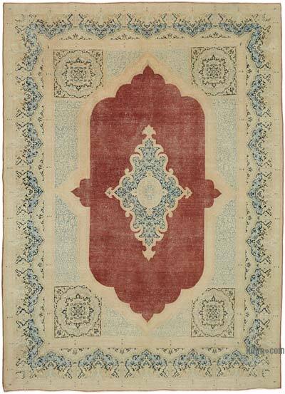 61.5×130 ViNTAGE TURKiSH RUG Mid-Century Area Rug - 1970s - Oushak Rug | Rugser ® Vintage