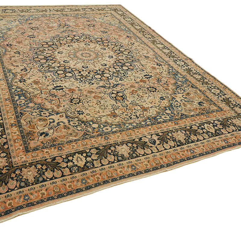 Vintage Hand-Knotted Oriental Rug - 8' 8" x 11' 9" (104" x 141") - K0078413