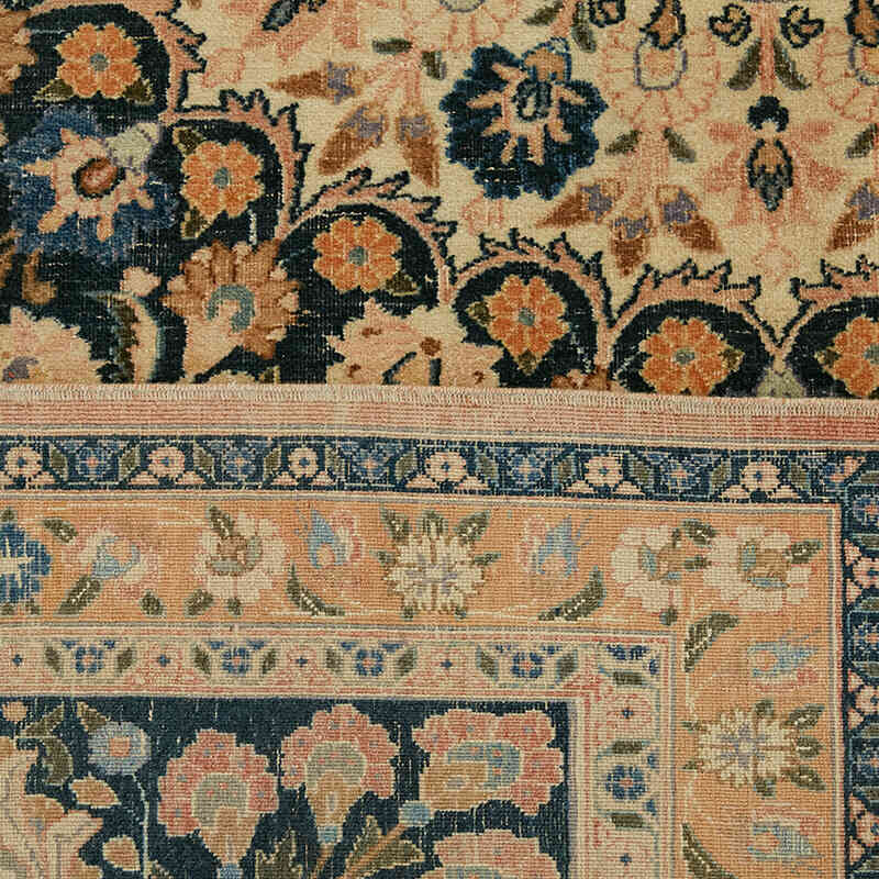 Vintage Hand-Knotted Oriental Rug - 8' 8" x 11' 9" (104" x 141") - K0078413