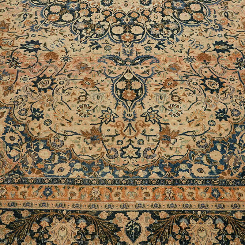 Vintage Hand-Knotted Oriental Rug - 8' 8" x 11' 9" (104" x 141") - K0078413