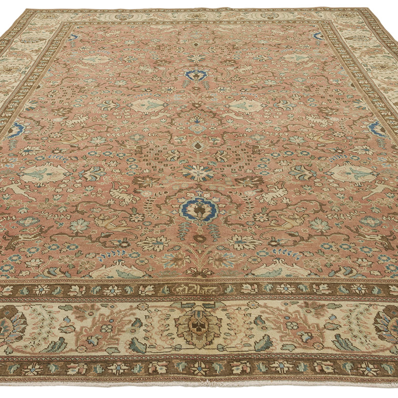 Alfombra Oriental Vintage Anudada a Mano - 242 cm x 342 cm - K0078416