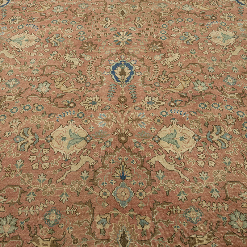 Alfombra Oriental Vintage Anudada a Mano - 242 cm x 342 cm - K0078416