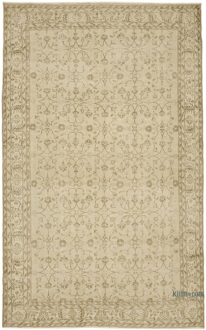 Vintage Hand-Knotted Oriental Rug - 7' 2" x 11' 5" (86" x 137") - K0078418