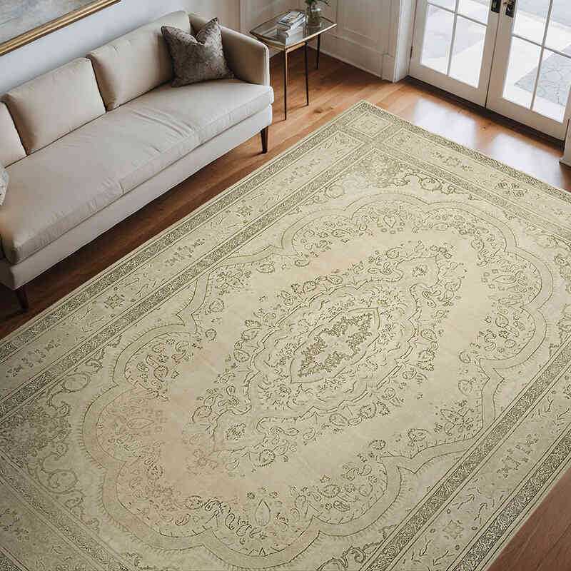 Alfombra Oriental Vintage Anudada a Mano - 243 cm x 339 cm - K0078422