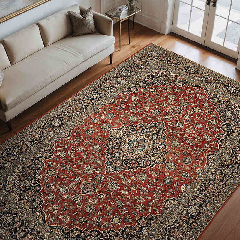 Alfombra Oriental Vintage Anudada a Mano - 255 cm x 370 cm - K0078430