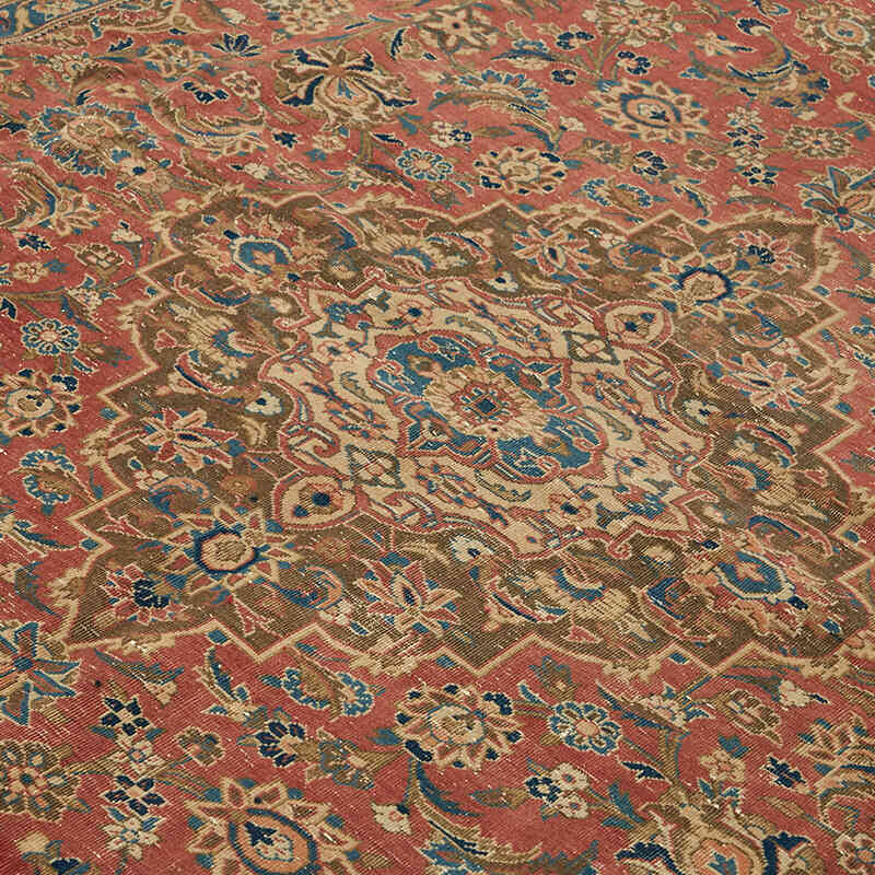 Vintage Hand-Knotted Oriental Rug - 7' 11" x 10' 7" (95" x 127") - K0078431